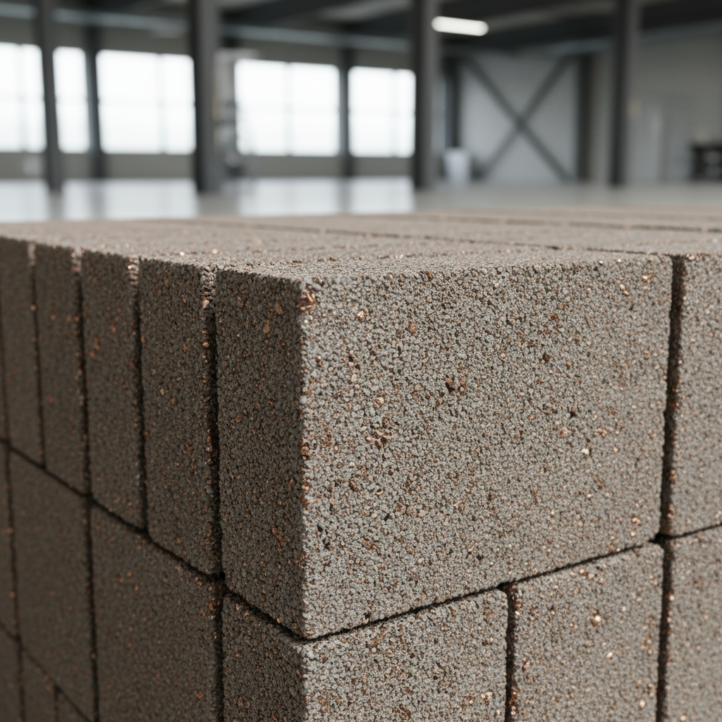 Eco-Friendly Copper Slag Concrete Blocks